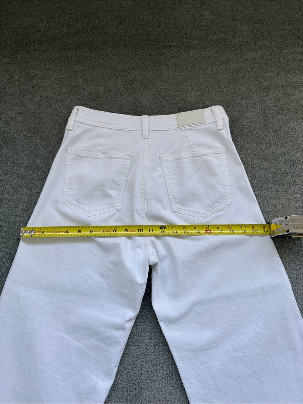 pistola White Ankle Crop Jeans - Picture 10 of 10